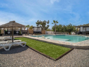 Two houses with shared pool chillout and see views